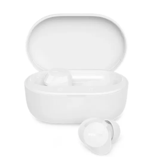 Philips TAT1300WT/00 -langattomat nappikuulokkeet, valkoinen