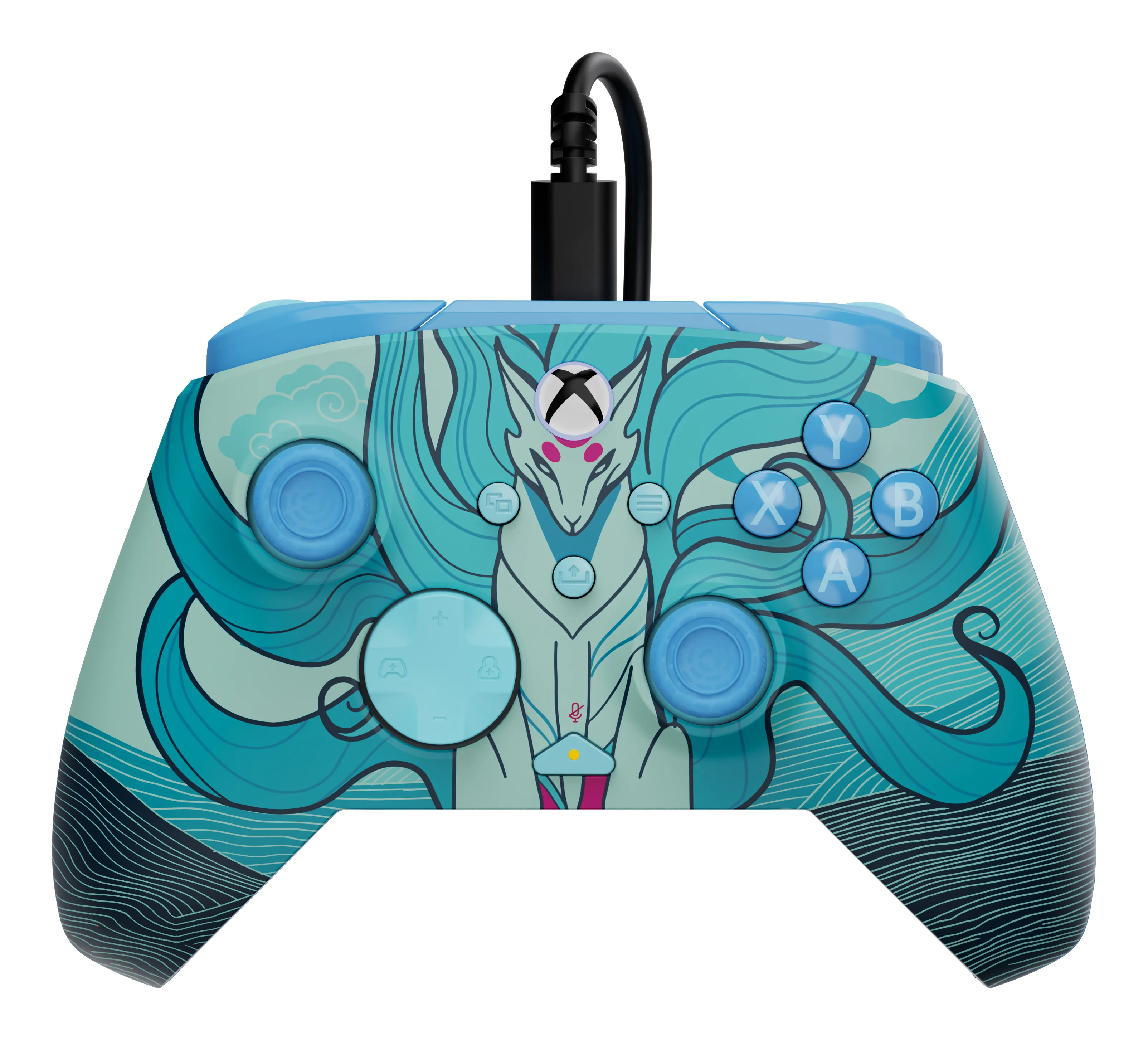 Turtle Beach Rematch Advanced Wired Controller for PC, Xbox Series X|S & Xbox One - Blue Kitsune