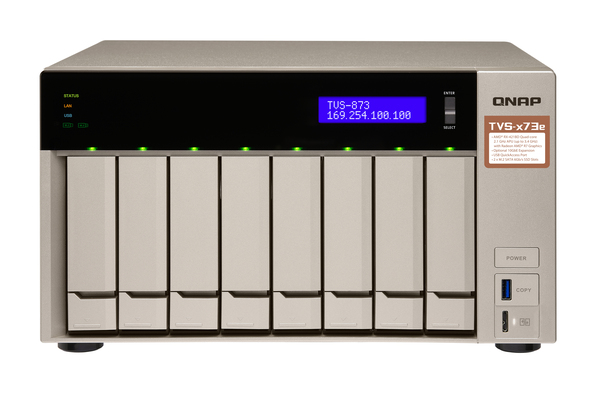 Qnap TVS-873E-4G, 8-bay - Personal Cloud NAS