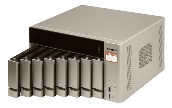 Qnap TVS-873E-4G, 8x h&aring;rdiskplatser - NAS-server