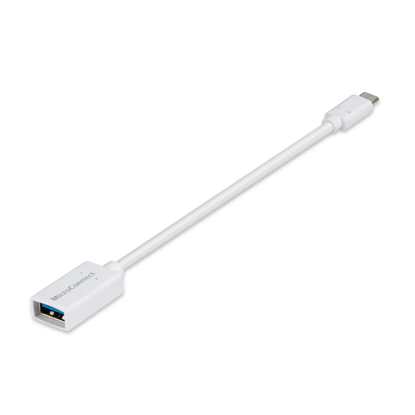 MicroConnect USB-A &ndash; USB-C 3.1 Gen 1 - cable, 0.2 m, White