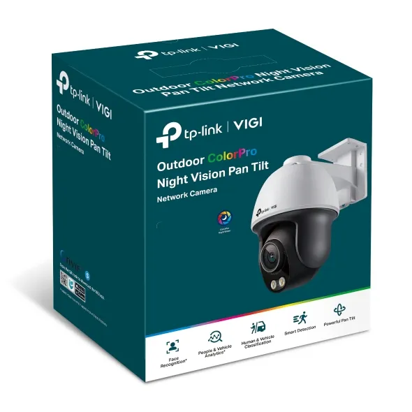 TP-Link VIGI C540S (4mm) 4MP Outdoor - Verkkovalvontakamera, musta/valkoinen