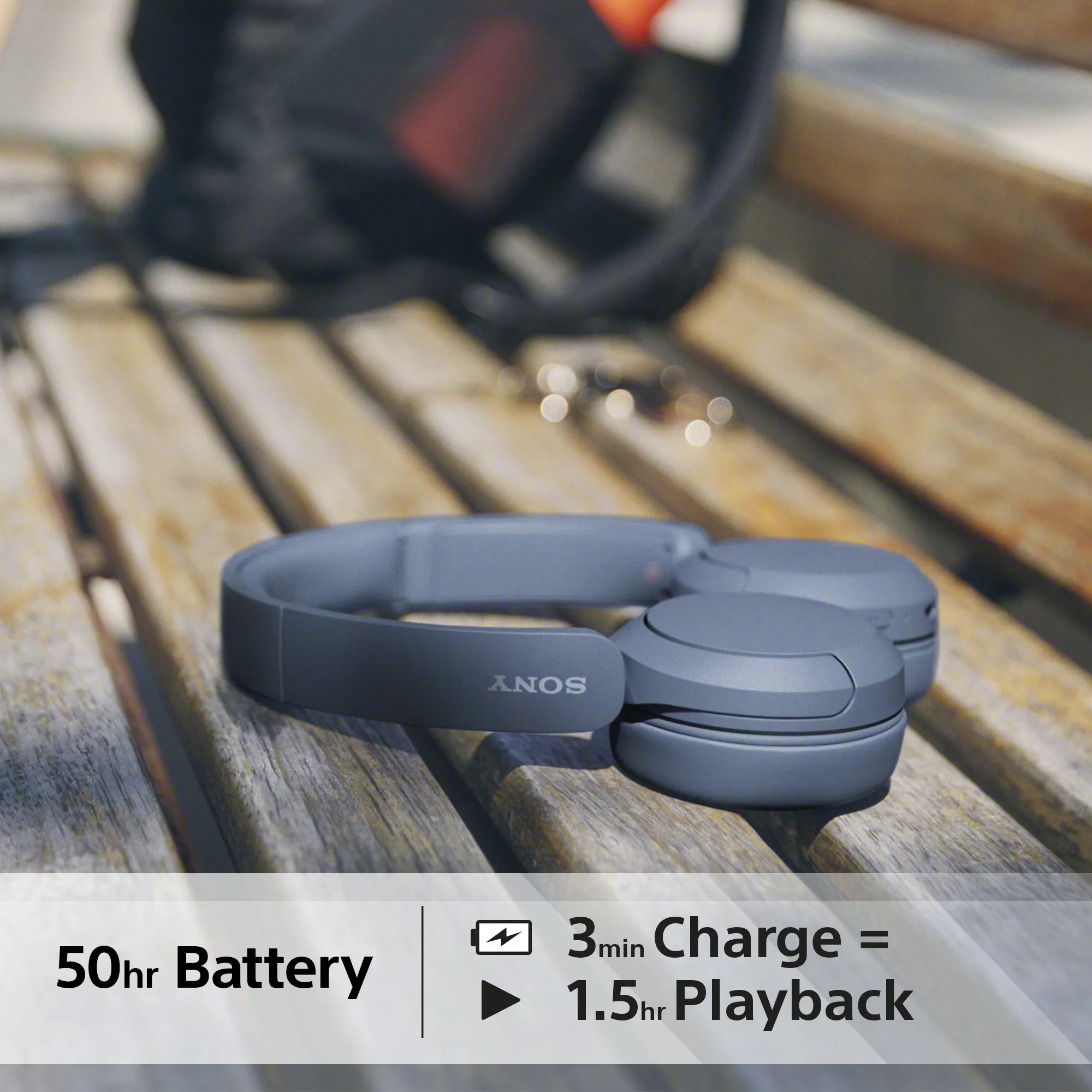 Sony WH-CH520L -langattomat kuulokkeet, sininen