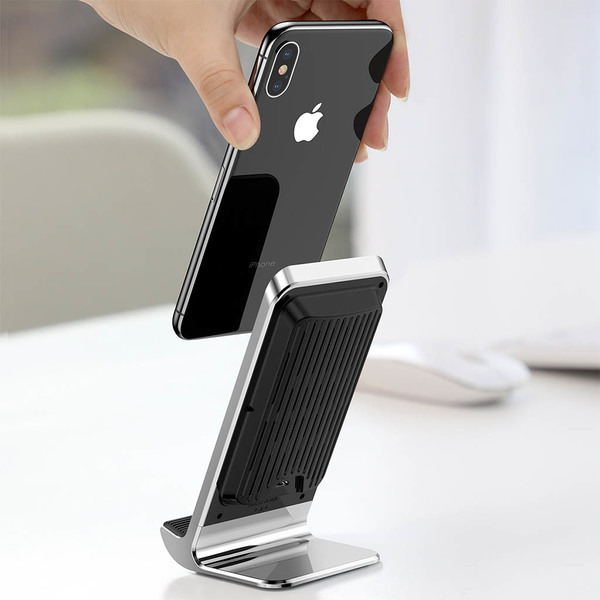 Baseus Vertical Desktop Wireless Charger, black