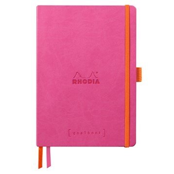 Rhodia Goalbook soft fuchsia A5 dot ivory