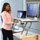 ERGOTRON WorkFit-T Sit-Stand Desktop Workstation white Increase to 38cm loads up to 15 kg