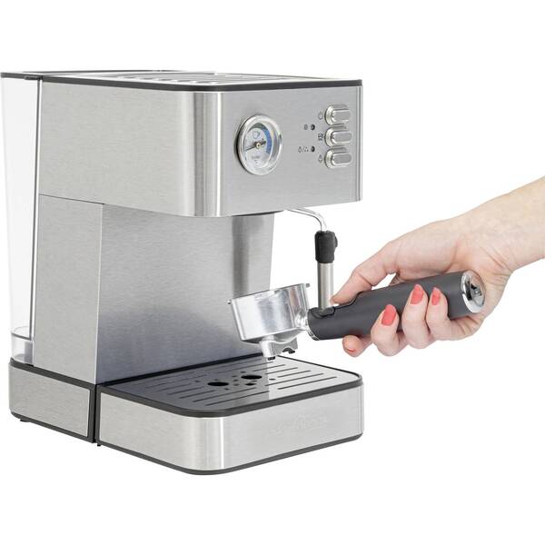 ProfiCook PC-ES 1209 Manual Espresso Machine, Silver
