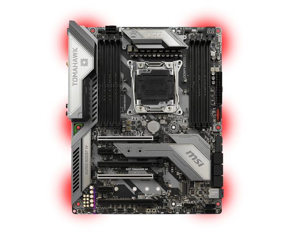 MSI X299 Tomahawk AC, ATX moderkort