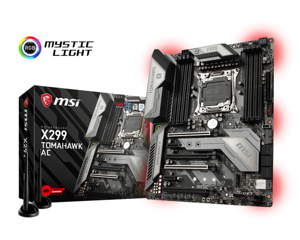 MSI X299 Tomahawk AC, ATX moderkort