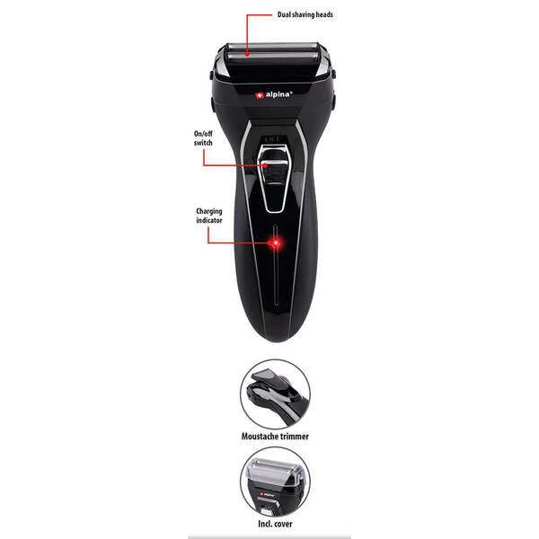 ALPINA Rakapparat 600mAh Svart