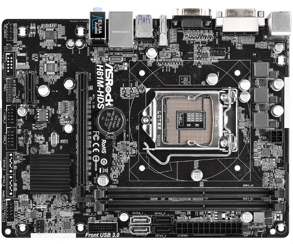 Asrock H81M-HDS, mATX motherboard