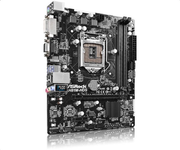 Asrock H81M-HDS, mATX motherboard