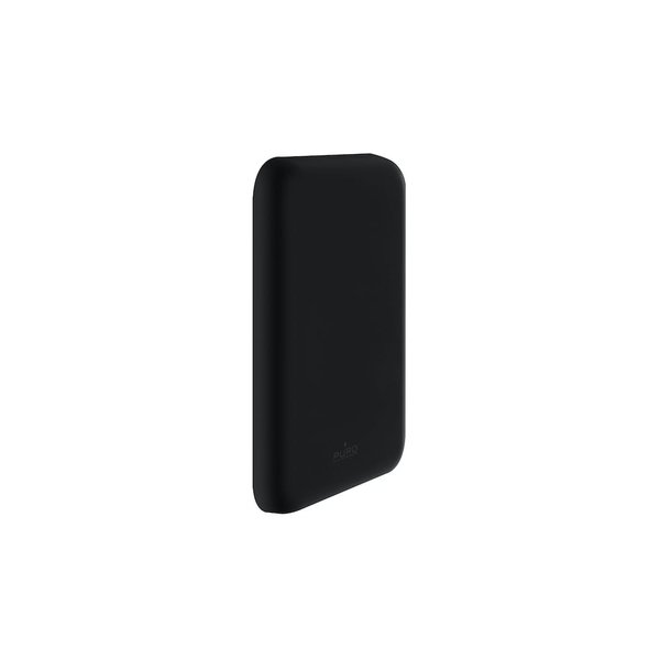 Puro SLIM POWER MAG 4000mAh magnetic power bank for iPhone 12 series or later, musta