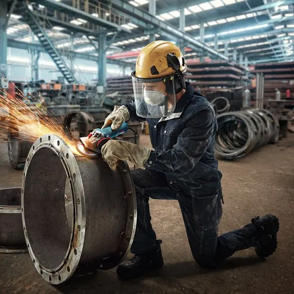 BOSCH GWS 12-125 S Professional Angle Grinder, 1,200 W, 125 mm, Blue