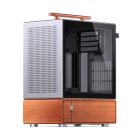 JONSBO T7 micro-ATX chassi med fönster, silver