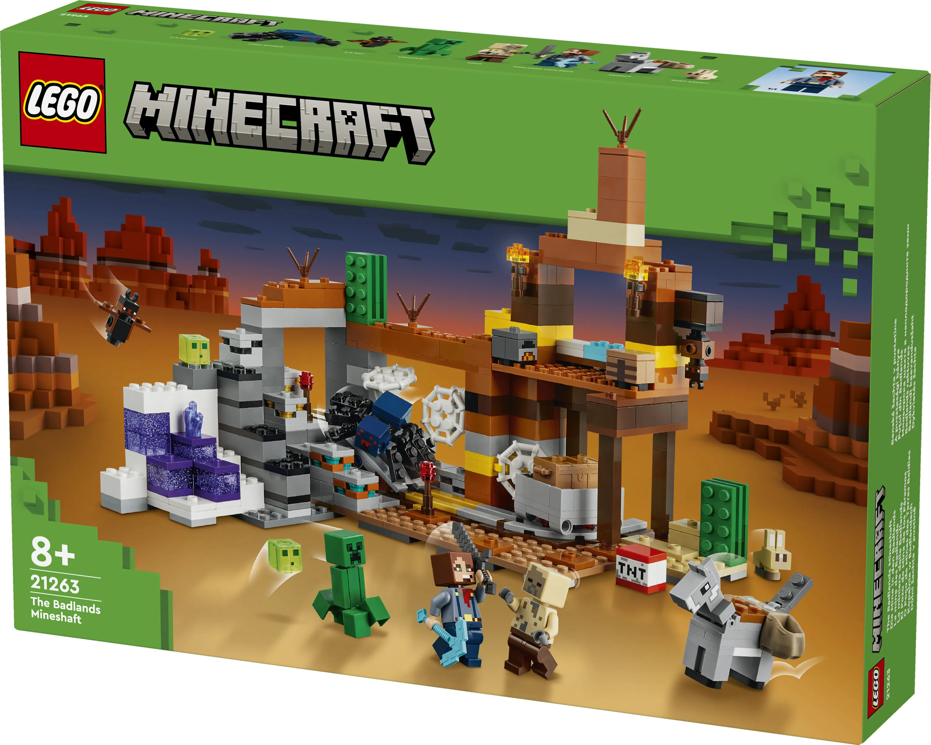 LEGO Minecraft Er&auml;maan kaivoskuilu 21263