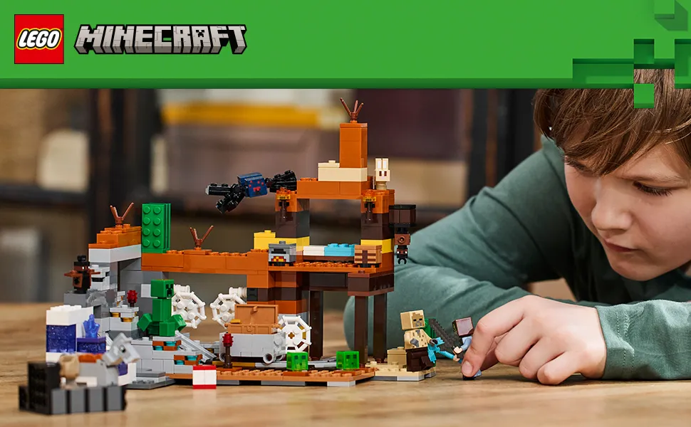 LEGO Minecraft Er&auml;maan kaivoskuilu 21263