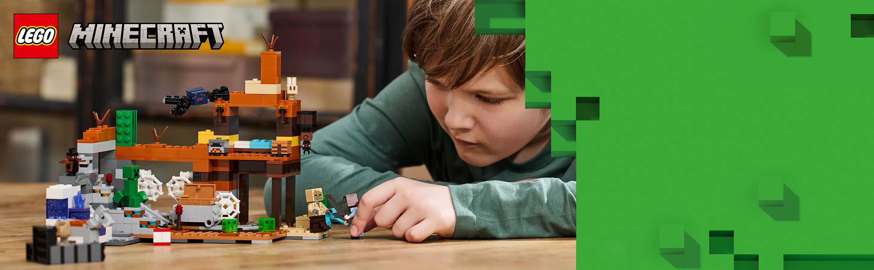 LEGO Minecraft Er&auml;maan kaivoskuilu 21263