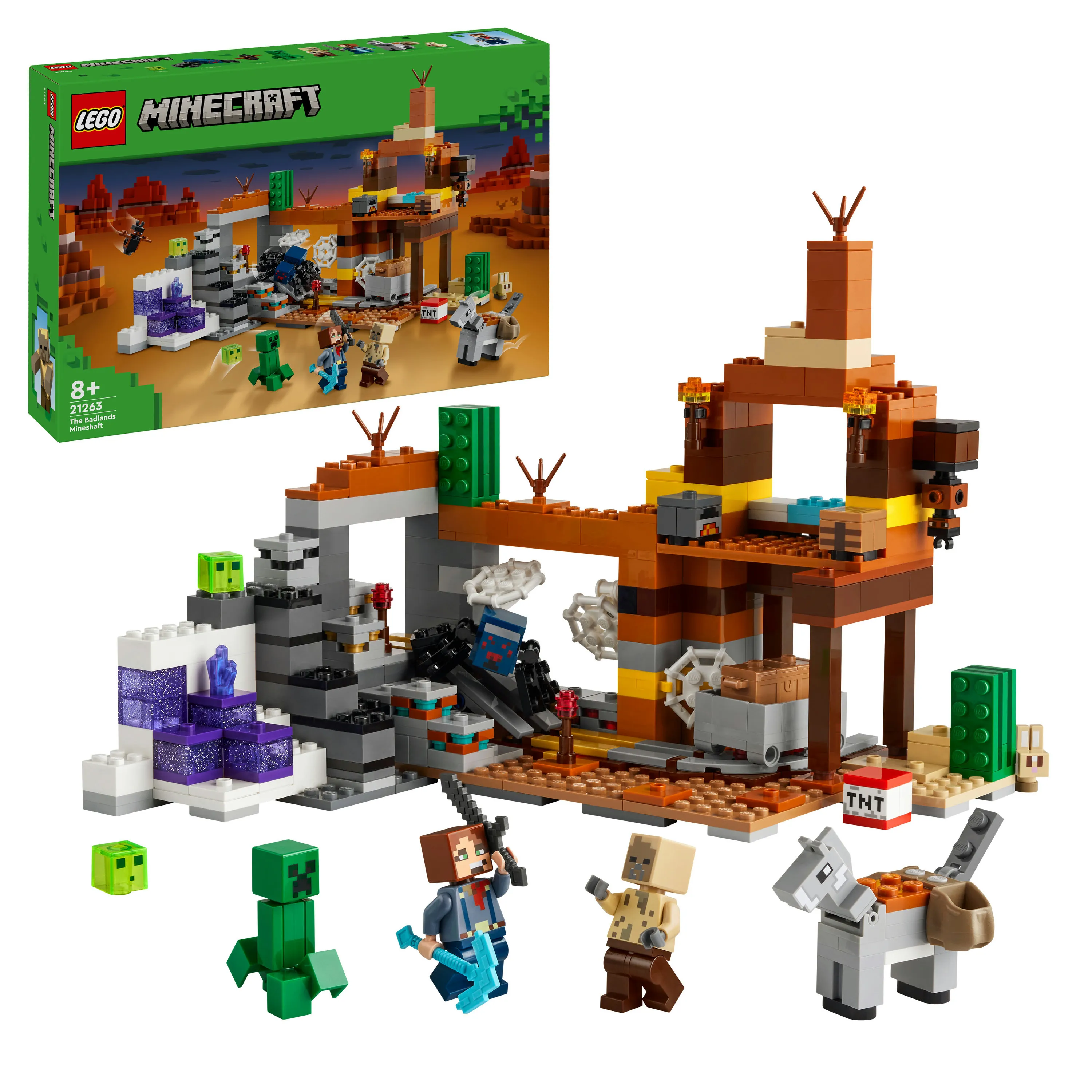 LEGO Minecraft Er&auml;maan kaivoskuilu 21263
