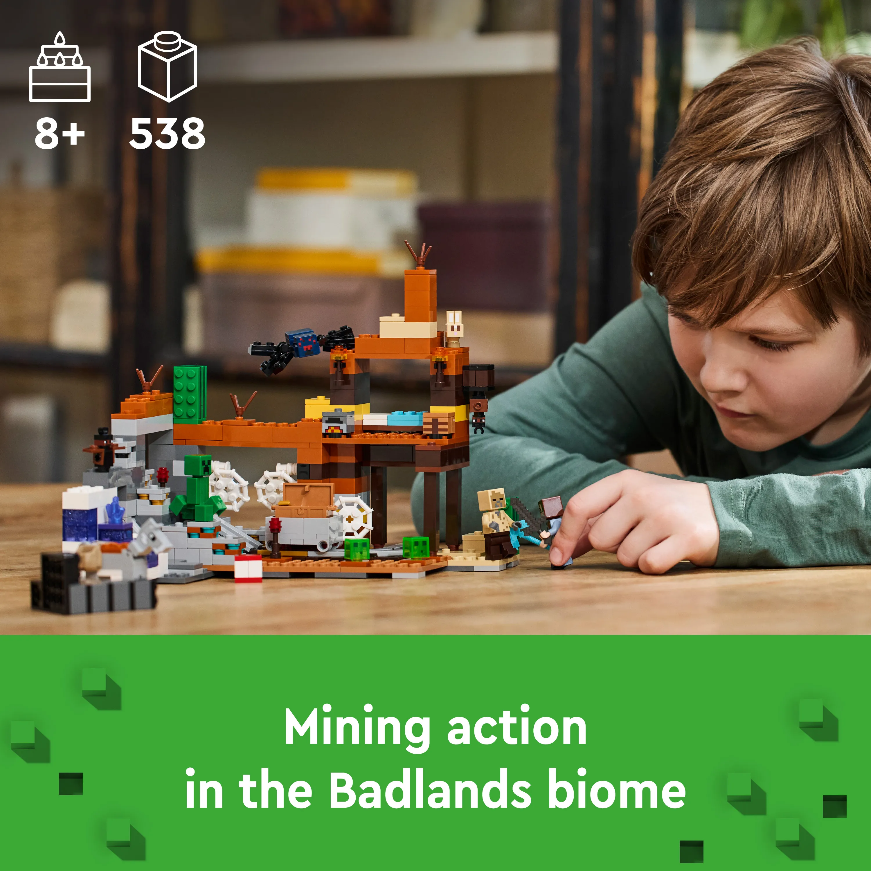 LEGO Minecraft Er&auml;maan kaivoskuilu 21263