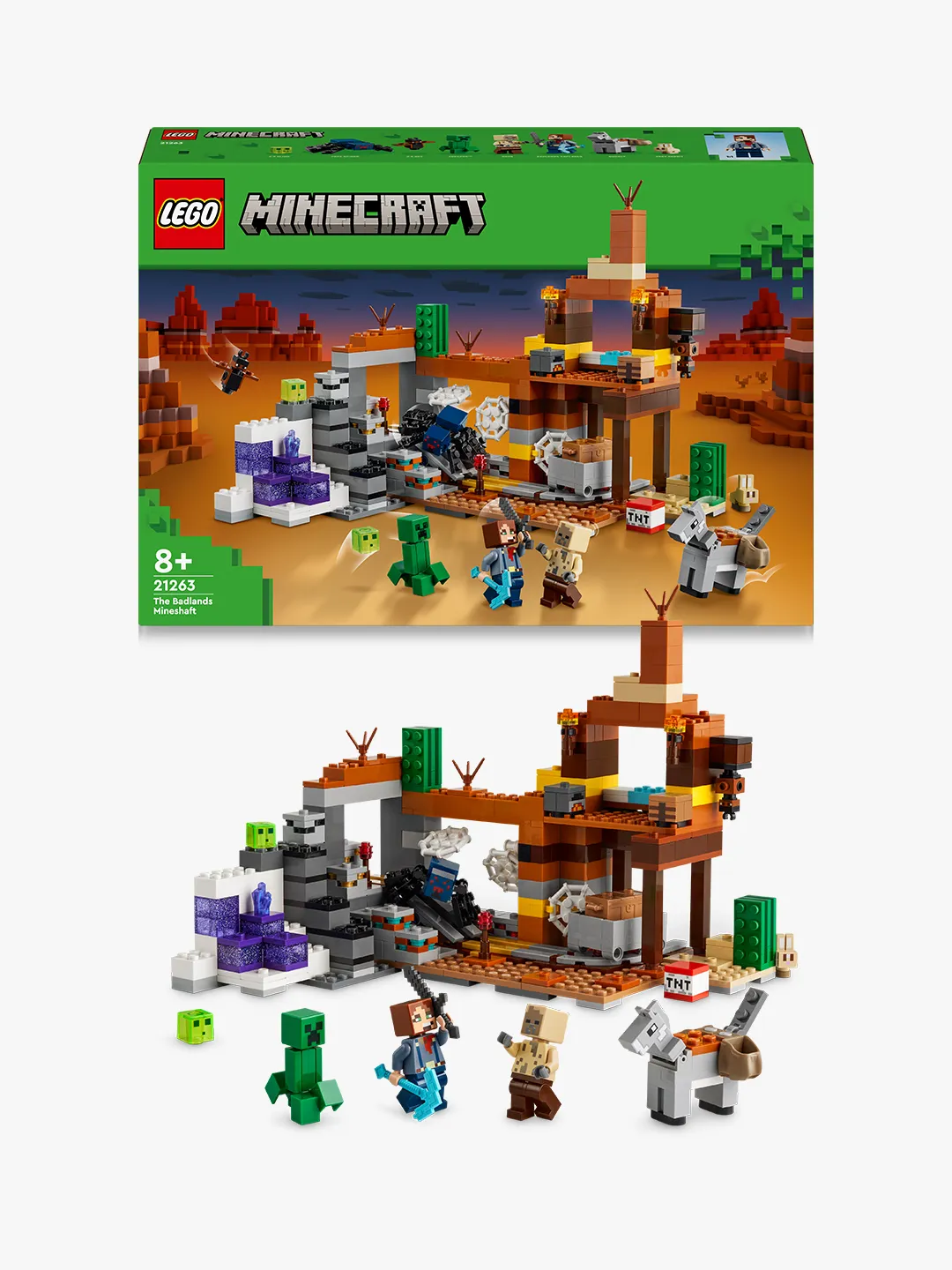 LEGO Minecraft Er&auml;maan kaivoskuilu 21263