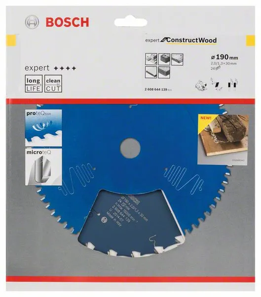 Bosch Expert for Construct Wood Rundsavsklinge H&aring;ndholdt sav Rundsav Dyksav