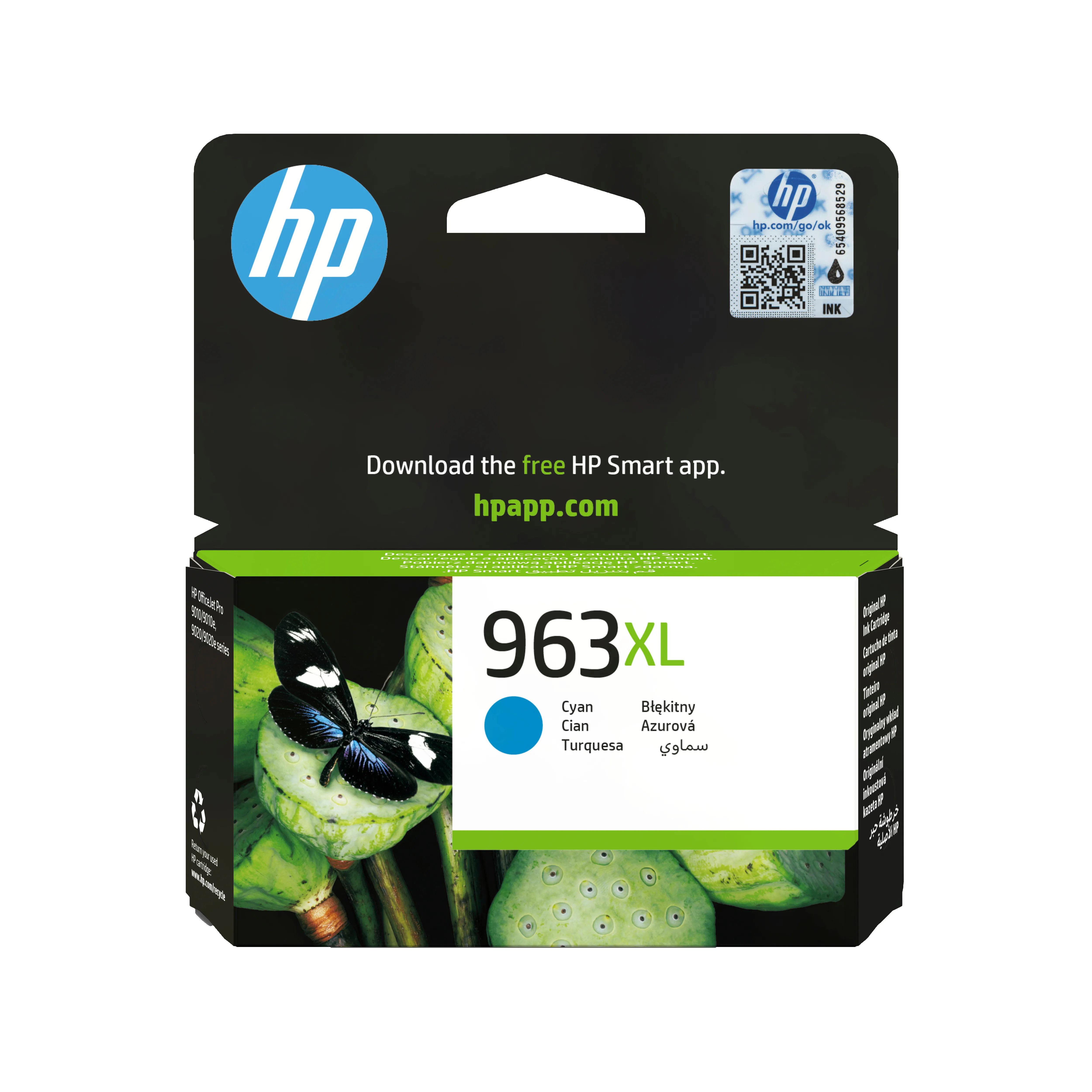 HP 963XL High Yield Cyan Orgnl Ink Cart