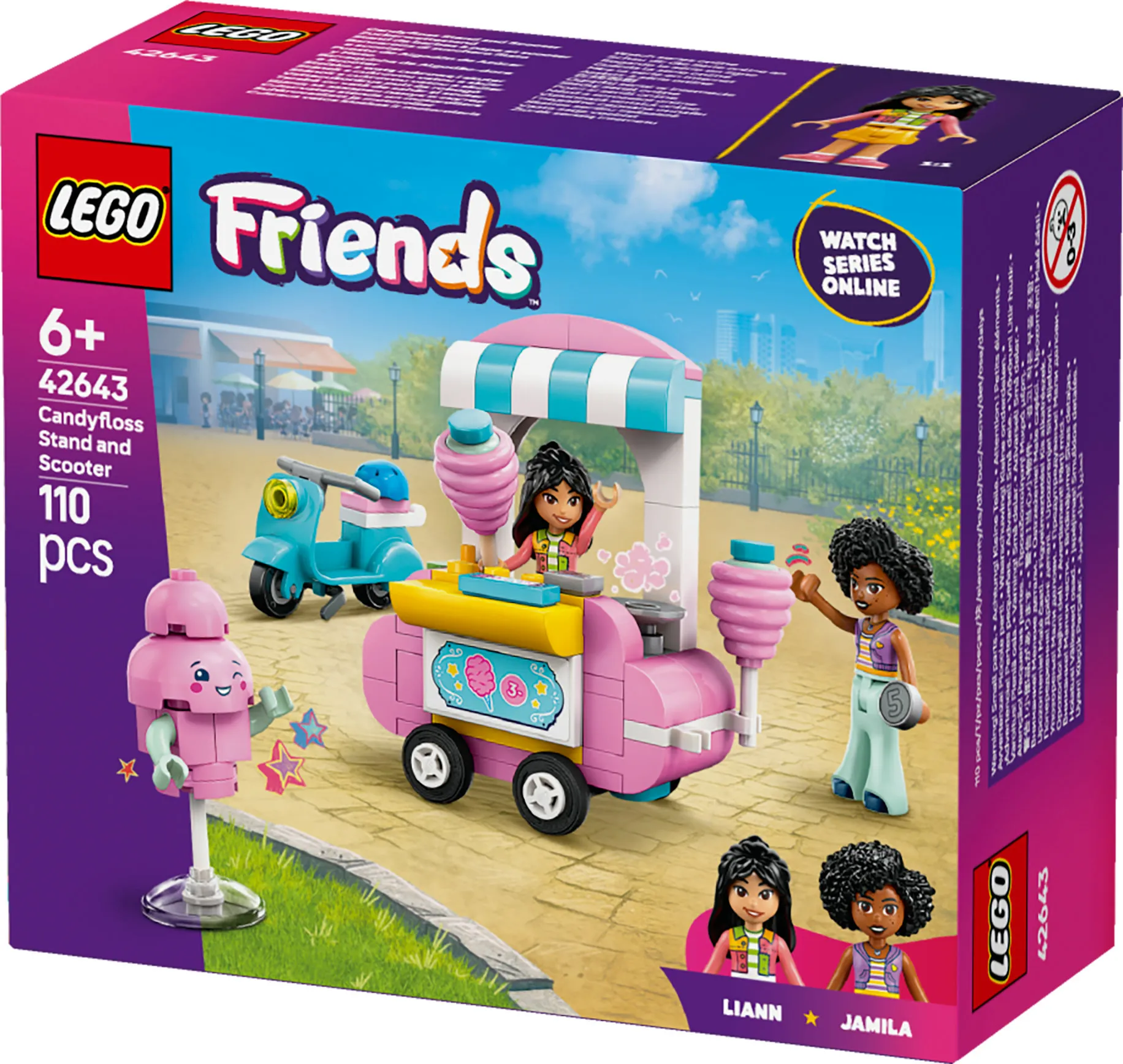LEGO Friends Sockervaddsstånd och skoter 42643 LEGO Friends Sockervaddsstånd och skoter 42643