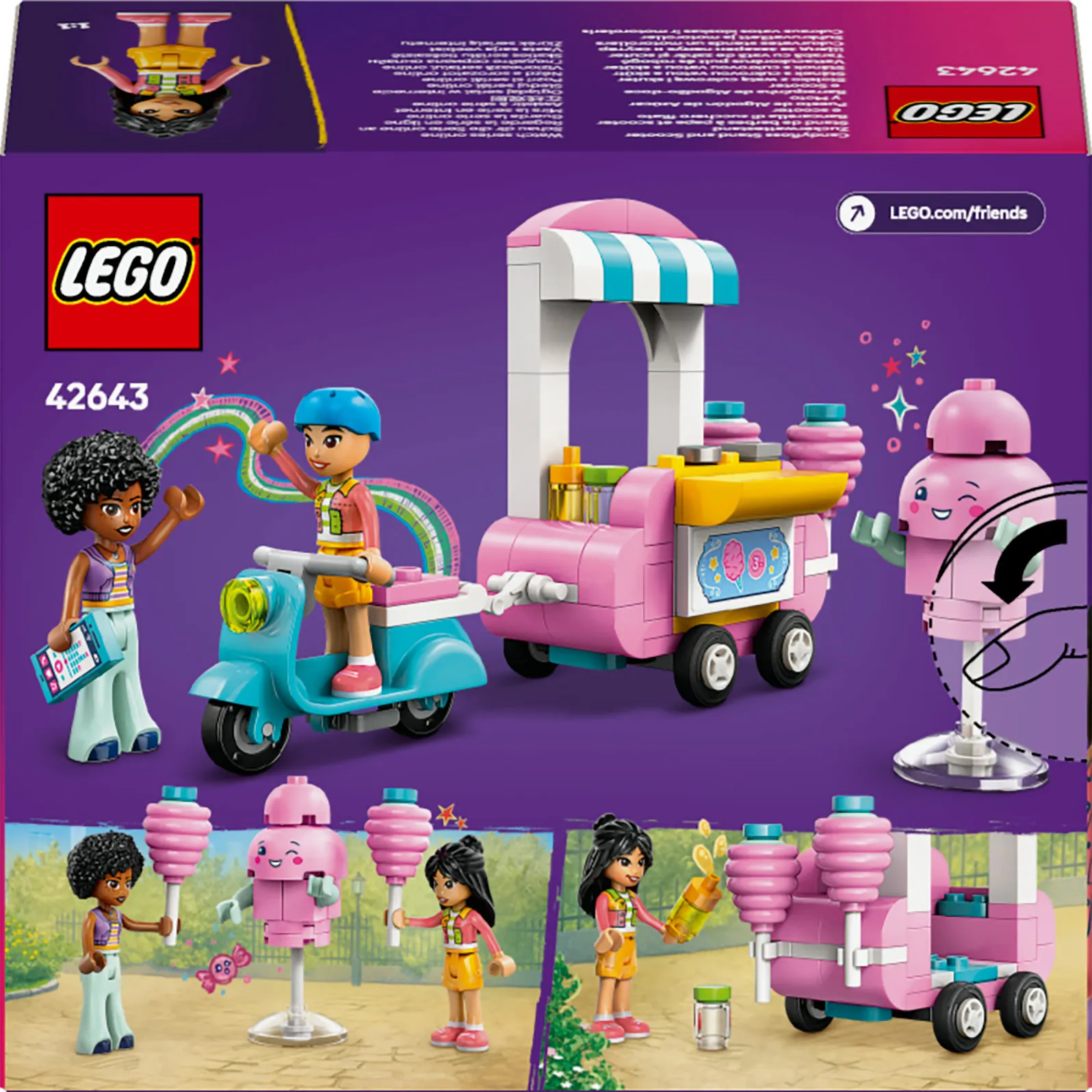 LEGO Friends Sockervaddsstånd och skoter 42643 LEGO Friends Sockervaddsstånd och skoter 42643