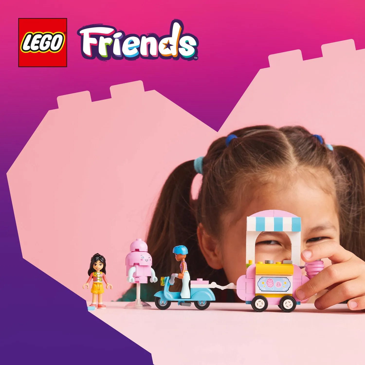 LEGO Friends Sockervaddsstånd och skoter 42643