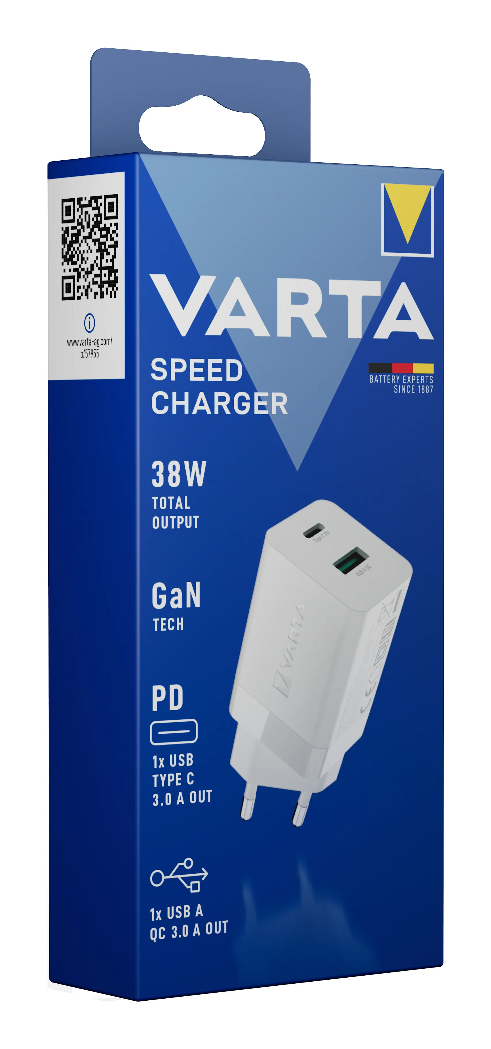 VARTA 38W - Str&ouml;madapter, vit