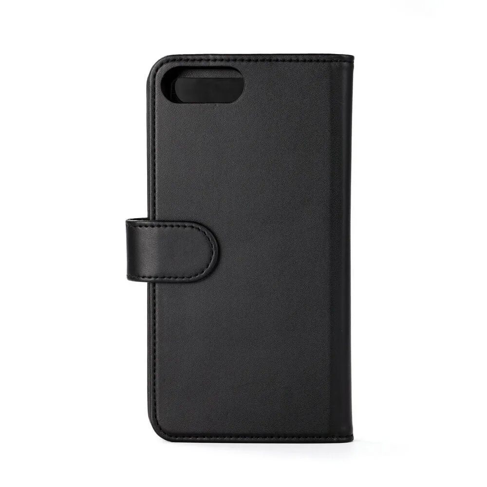 GEAR Wallet 7 Cards, iPhone 8/7/6/6s Plus - 2-in-1 pl&aring;nboksfodral, Svart