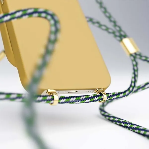 Epico Silicone Necklace, iPhone 14 Plus -suojakuori, Beige