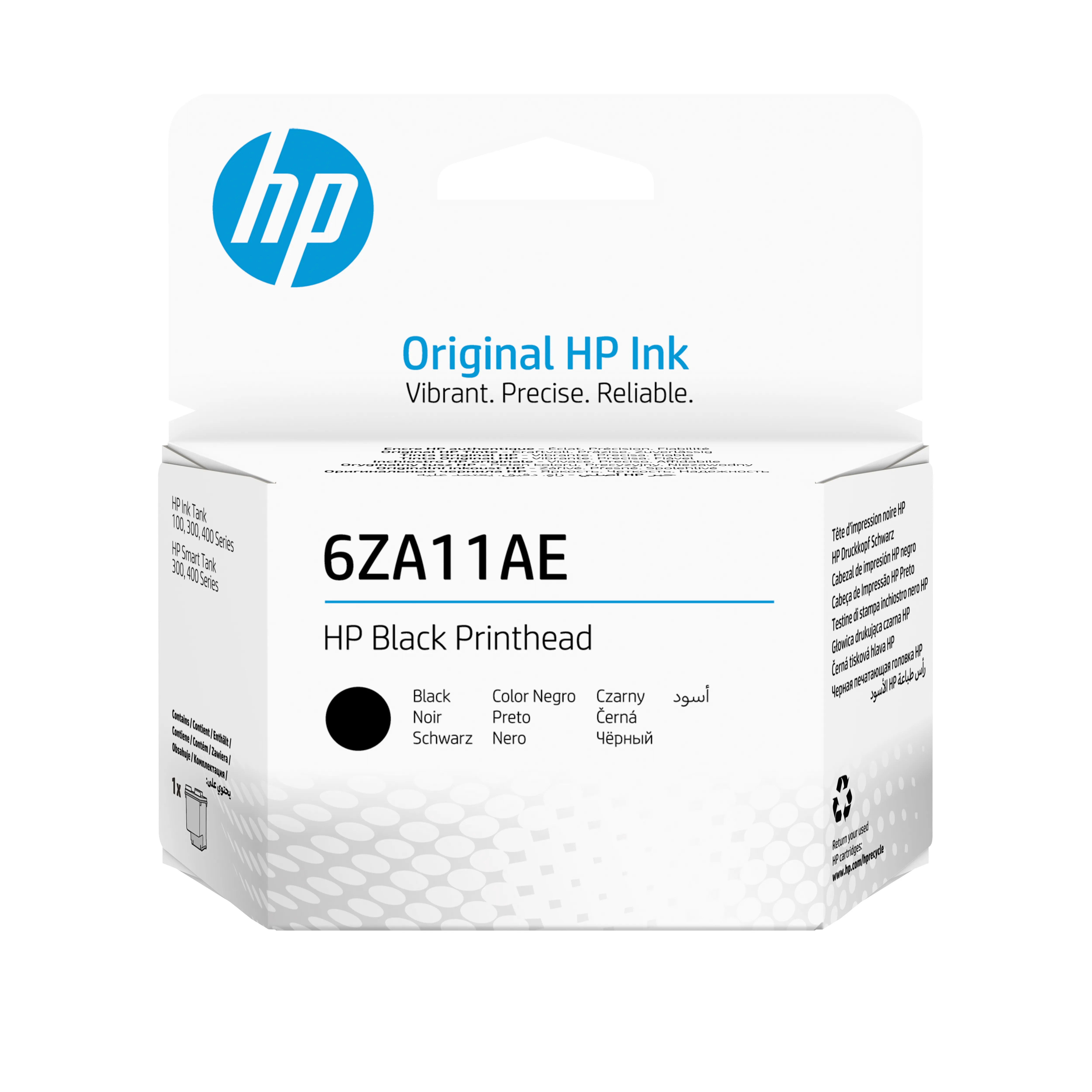 HP 6ZA11AE skrivhuvud, svart
