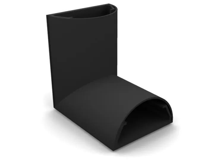 M Cable Cover L and C Joint Black 50mm