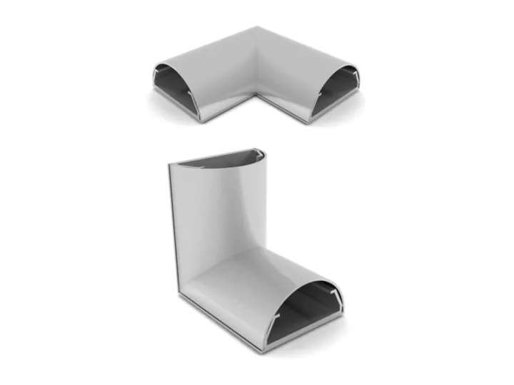 M Cable Cover L and C Joint Black 50mm