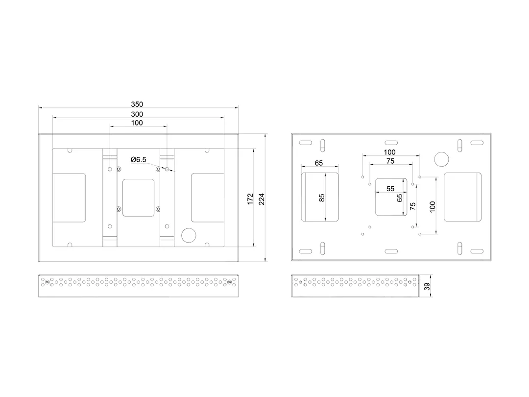 M Enclosure Pro QB13R & QB13R-T White