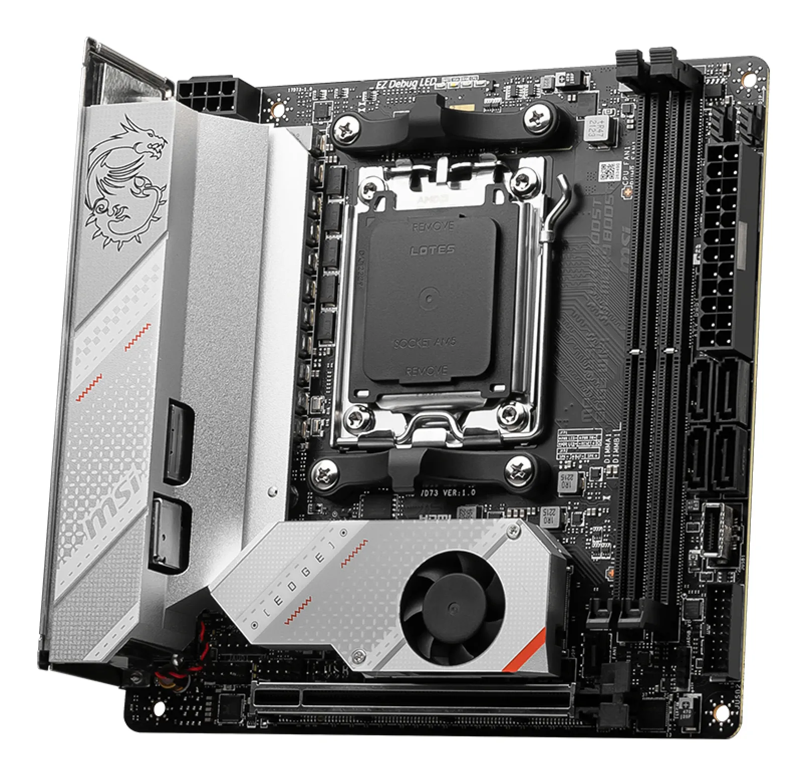 MSI MPG B650I EDGE WIFI Mini-ATX - moderkort