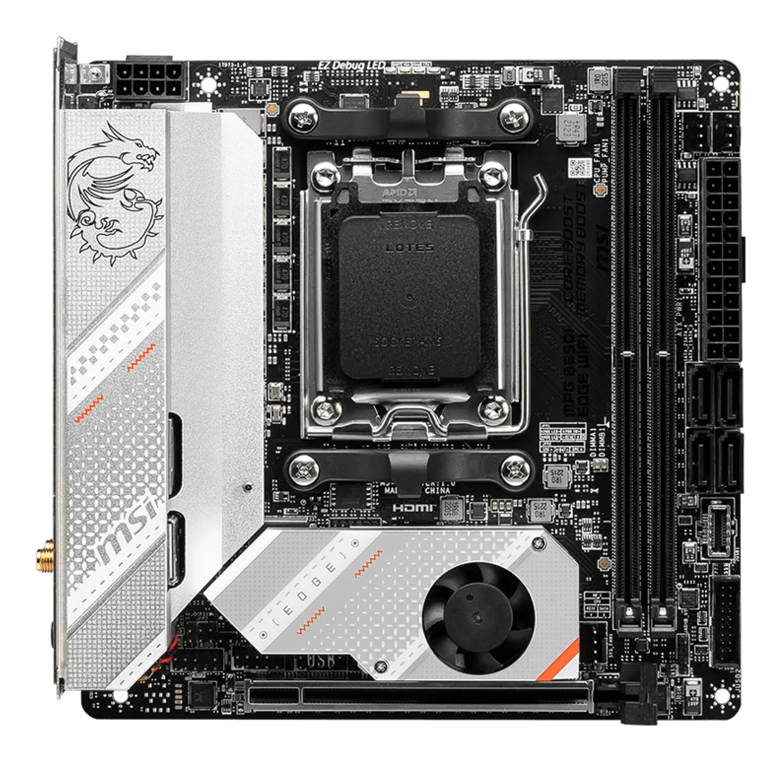 MSI MPG B650I EDGE WIFI Mini-ATX - moderkort