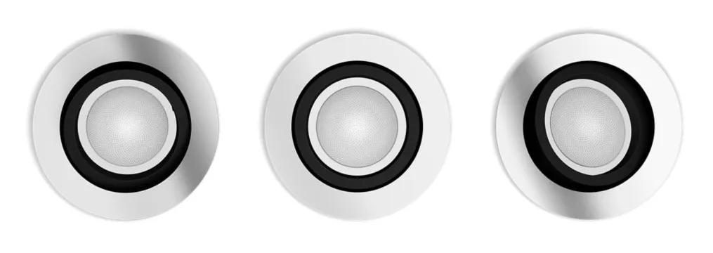 PHILIPS CENTURA HUE RECESSED R. ALUMINIUM 3X5.7W