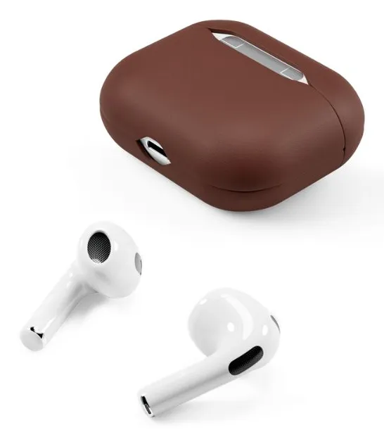 Epico Leather Case, AirPods (3rd Gen) - Case, Brown