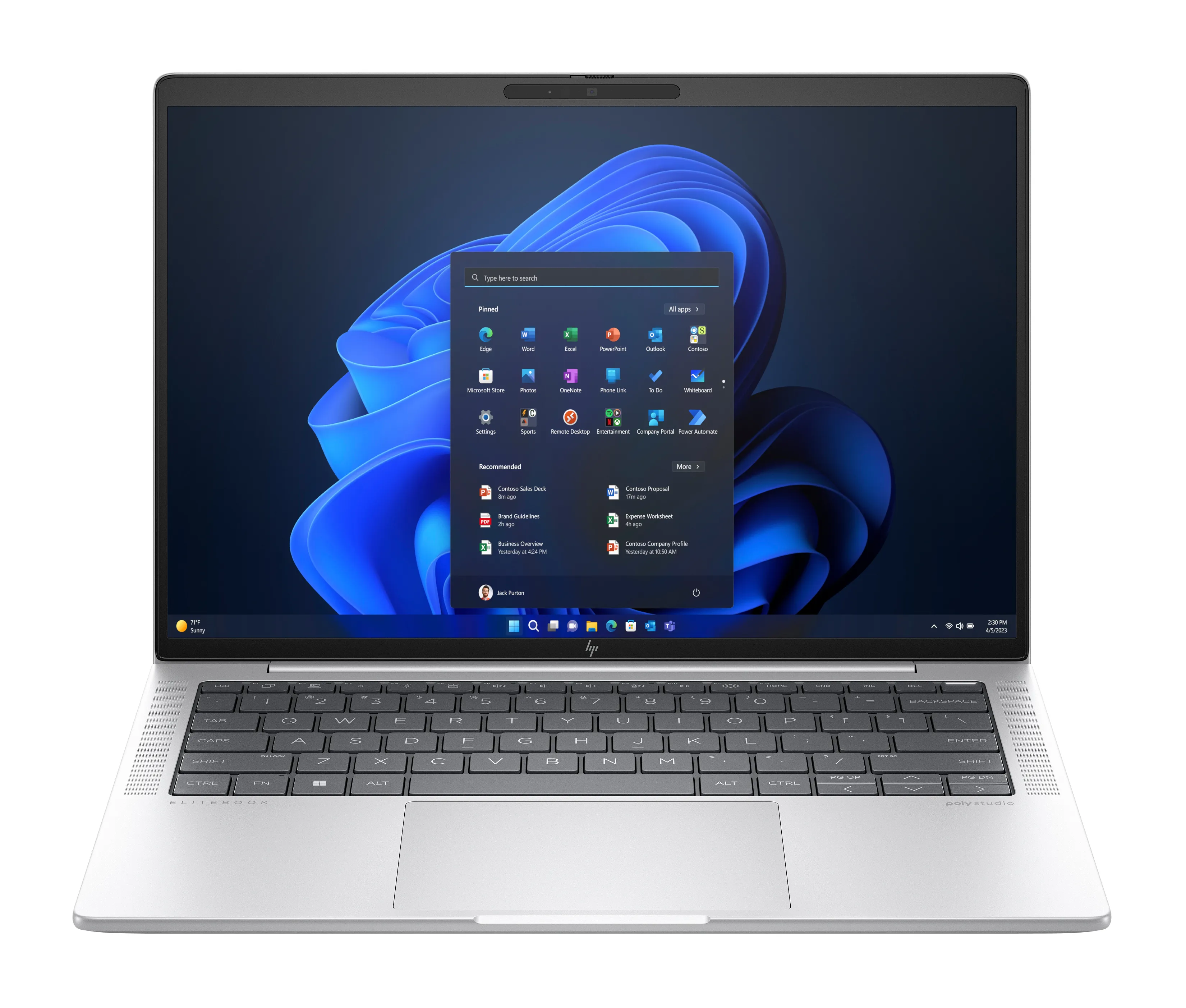 HP EliteBook 1040 G11. 14&quot; Touch, Intel Core Ultra 7 155H, 32 GB RAM, 1 TB SSD, Windows 11 Pro - b&auml;rbar