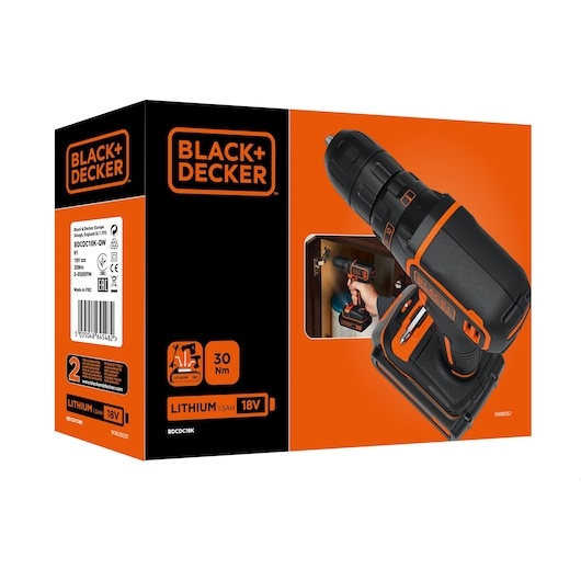 Black+Decker BDCDC18-QW 18 V Cordless Drill/Driver