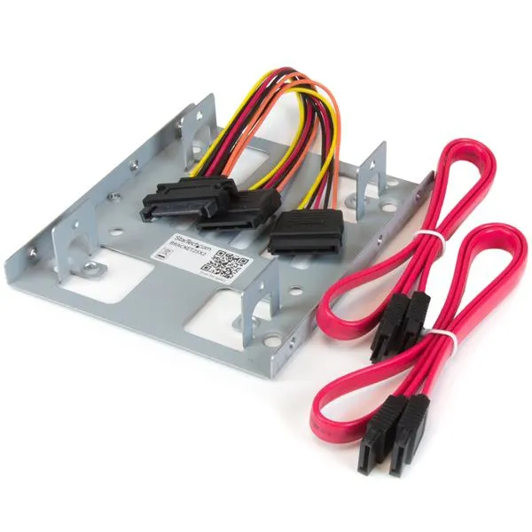 Dual 2.5 SATA Hard Drive -3.5 Bay Mounting Bracket
