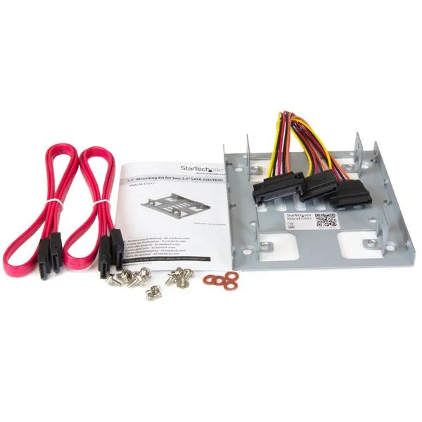 Dual 2.5 SATA Hard Drive -3.5 Bay Mounting Bracket