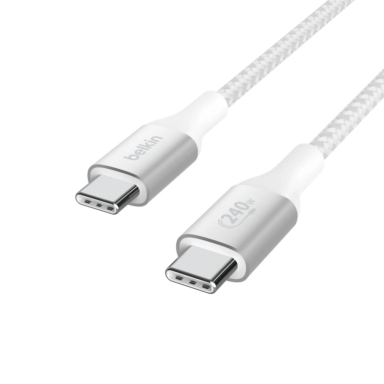 Belkin BoostCharge 240W USB-C to USB-C Cable,- cabel, 240W, 1m, White