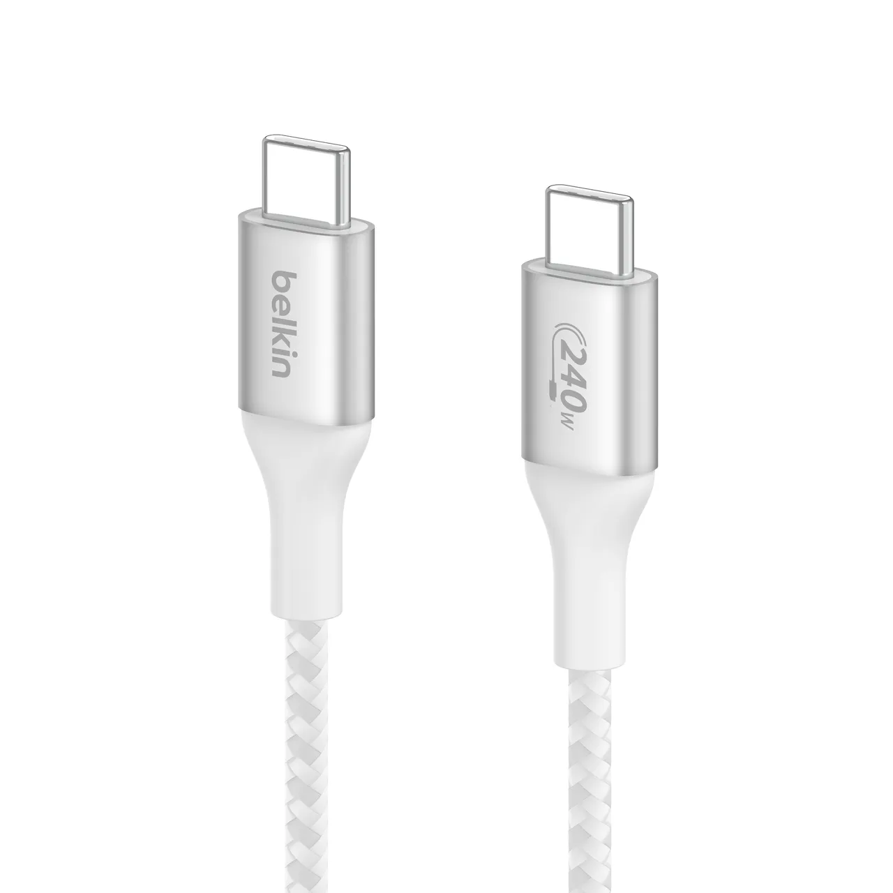 Belkin BoostCharge 240W USB-C to USB-C Cable,- cabel, 240W, 1m, White