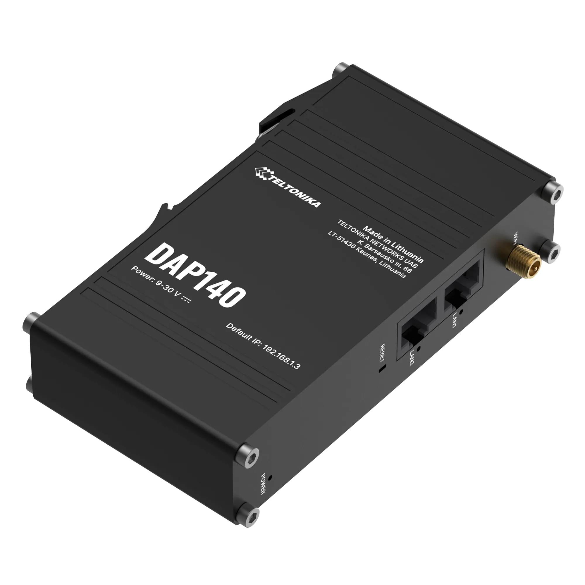 Teltonika DAP140 - Industrial Wireless Access Point, Black