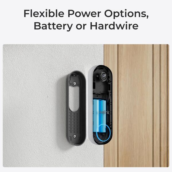 Reolink Video Doorbell Battery-Powered 4MP -Smart Doorbell Camera