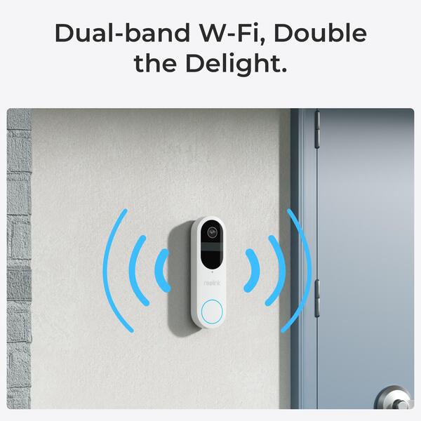 Reolink Video Doorbell Battery-Powered 4MP -Smart Doorbell Camera